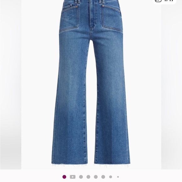 PAIGE Denim - Paige Anessa Wide-Leg Crop Jeans